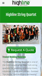 Mobile Screenshot of highlinequartet.com